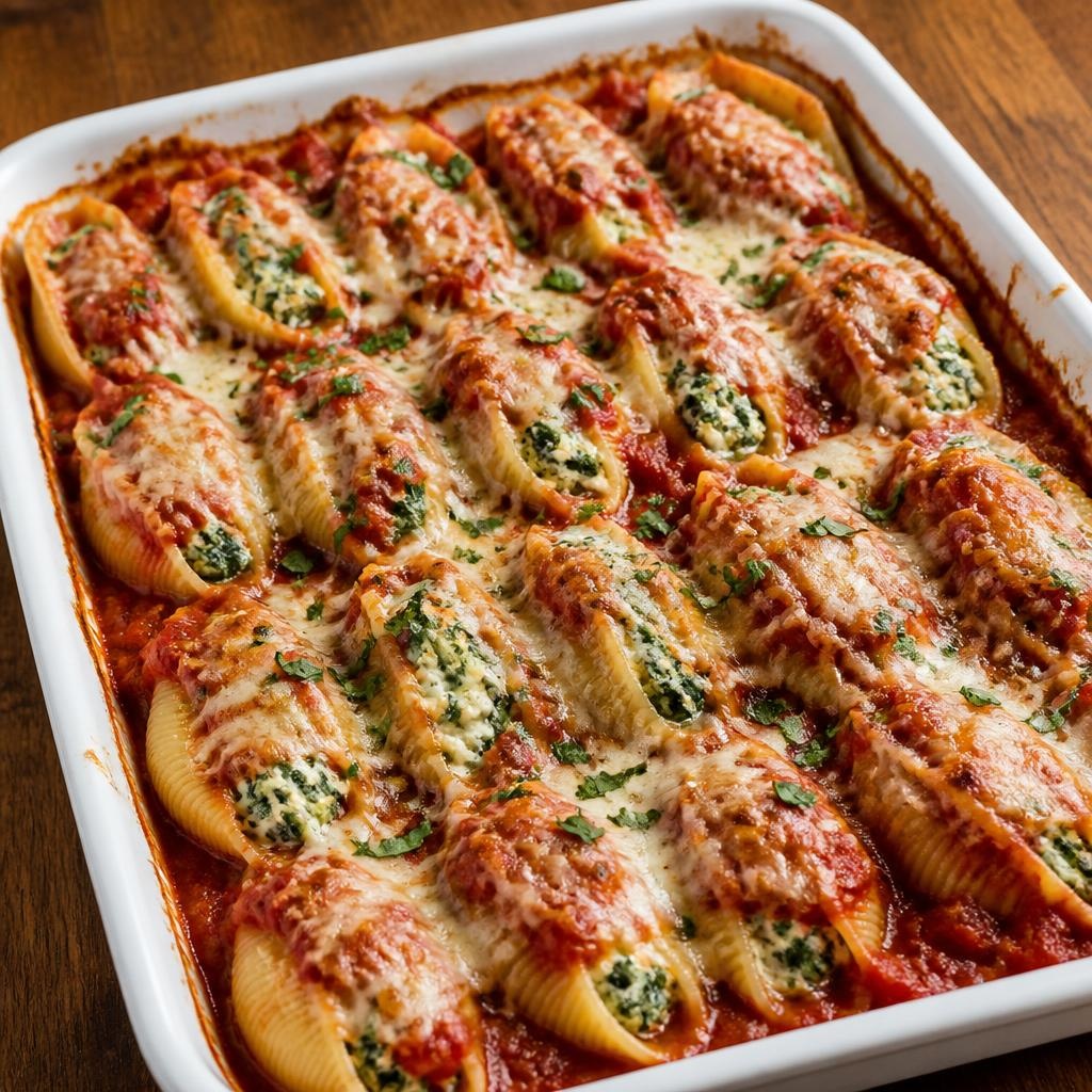Conchiglioni Ripieni (Stuffed Jumbo Shells) recipe
