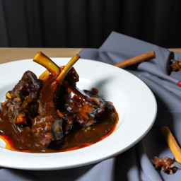Entrée: United States – Braised Spare Ribs in Red Wine