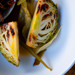Side Dish: United States – Mustard-Caraway Roasted Cabbage Wedges with Cider-Glazed Apples recipe