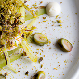 Salad: United States – Crisp Fennel-Apple Celery Salad with Lemon-Pistachio Crumble recipe