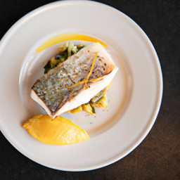 Entrée: United States – Halibut with Lemon Butter recipe