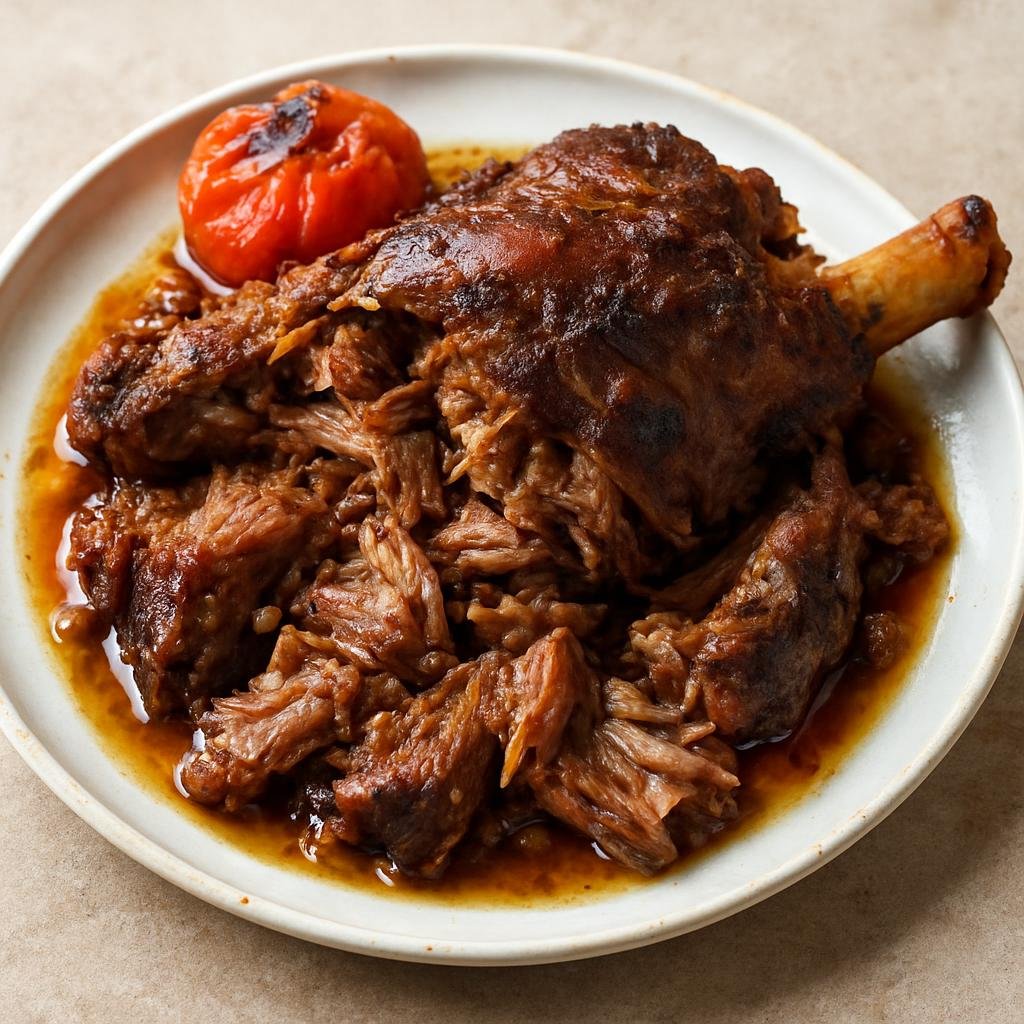 Entree: Turkey – Turkish Kurdish Cuisine – Kuzu Tandır (Slow-roasted lamb shoulder cooked until meltingly tender) recipe