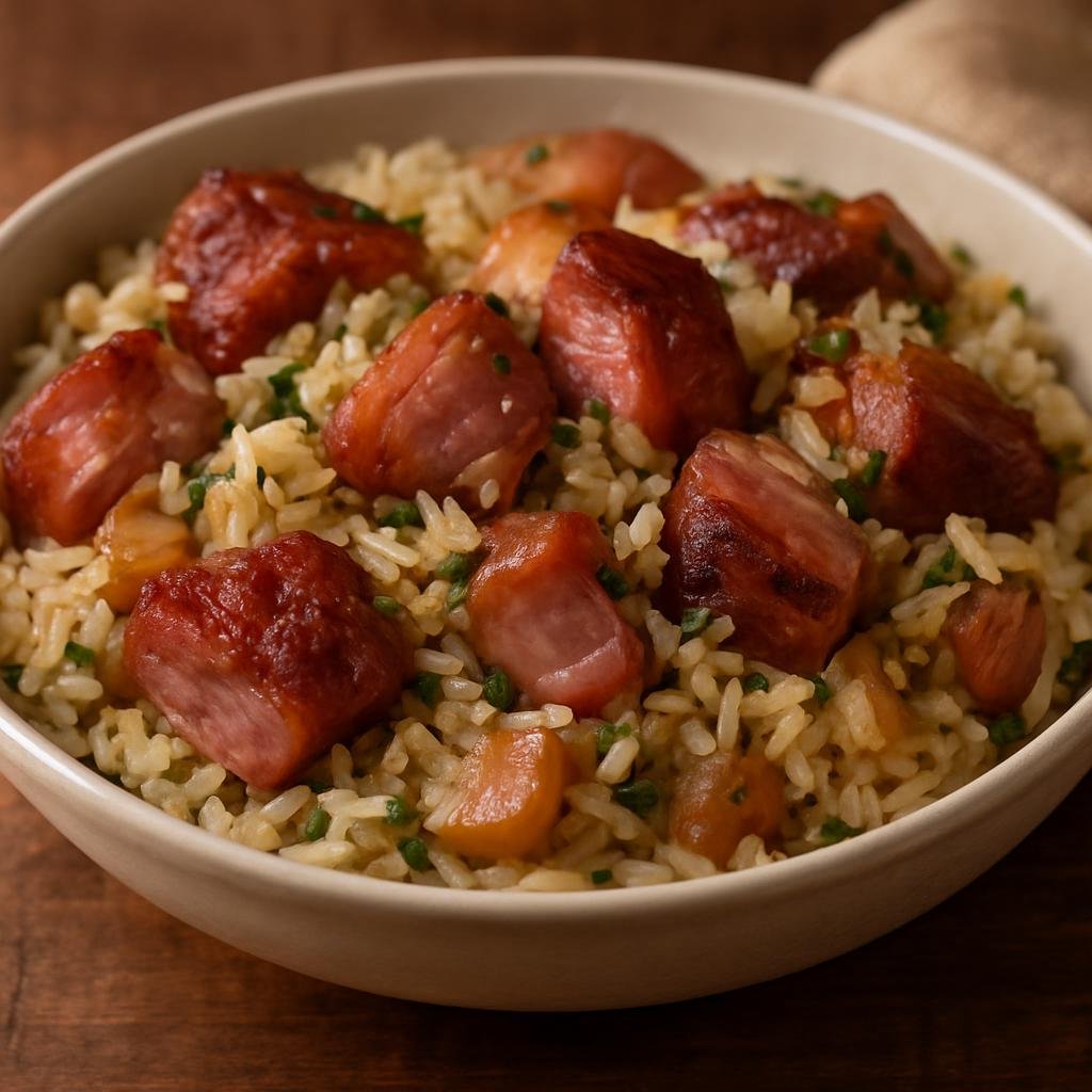 Entree: Brazil – Minas Gerais – Arroz com Suã (Rice cooked with smoked pork hock and aromatics) recipe