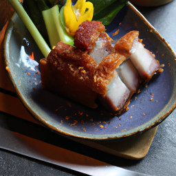 Entrée: China – 脆皮燒肉 ▶ Cui Pi Siu Yuk (Crispy Roasted Pork Belly) recipe