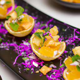 Appetizer: Mexico – Tazas De Jicama (Citrus Jicama Crunch Cups) recipe