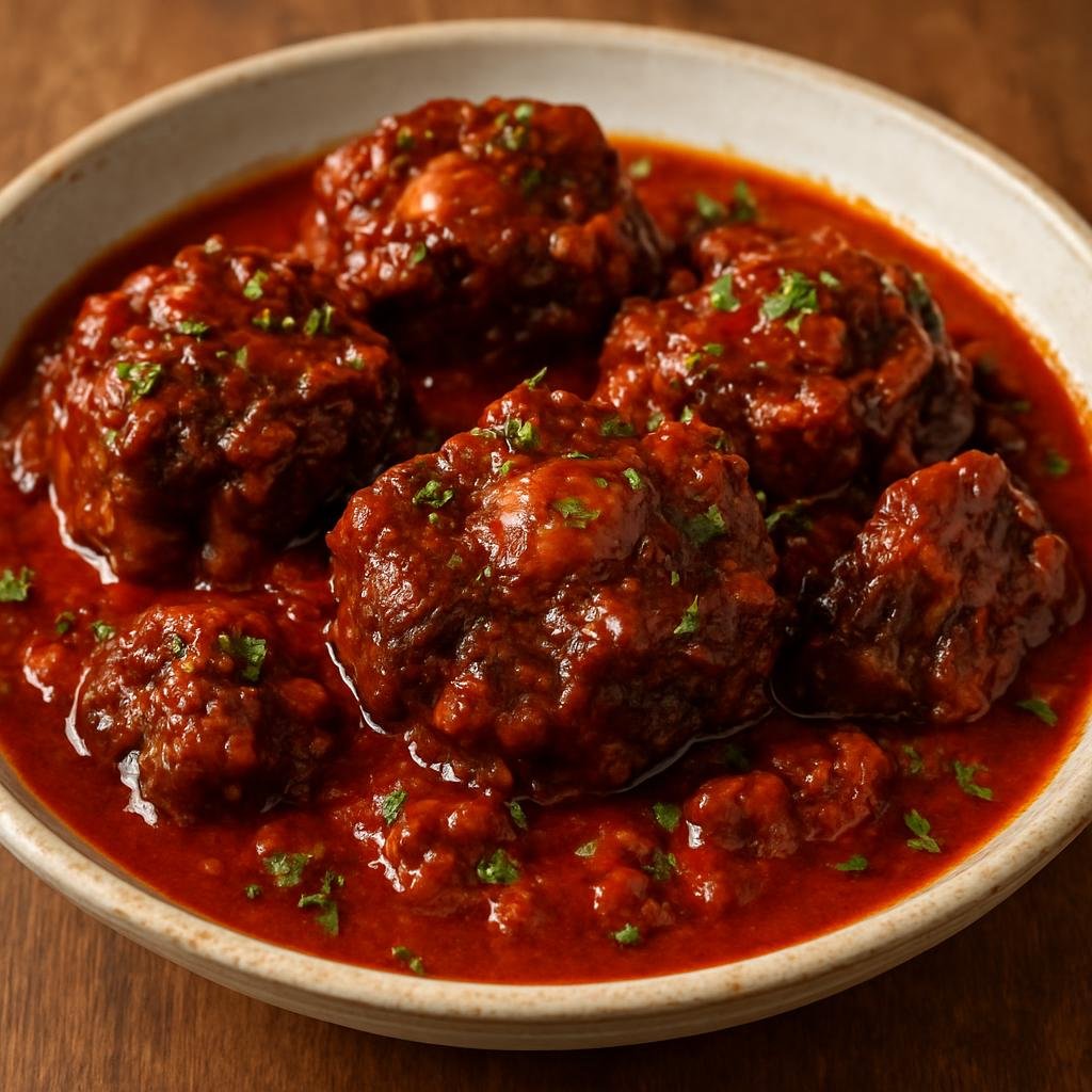 Entree: Spain – Navarre – Rabo de Toro (slow-braised oxtail in a rich red wine and tomato sauce) recipe