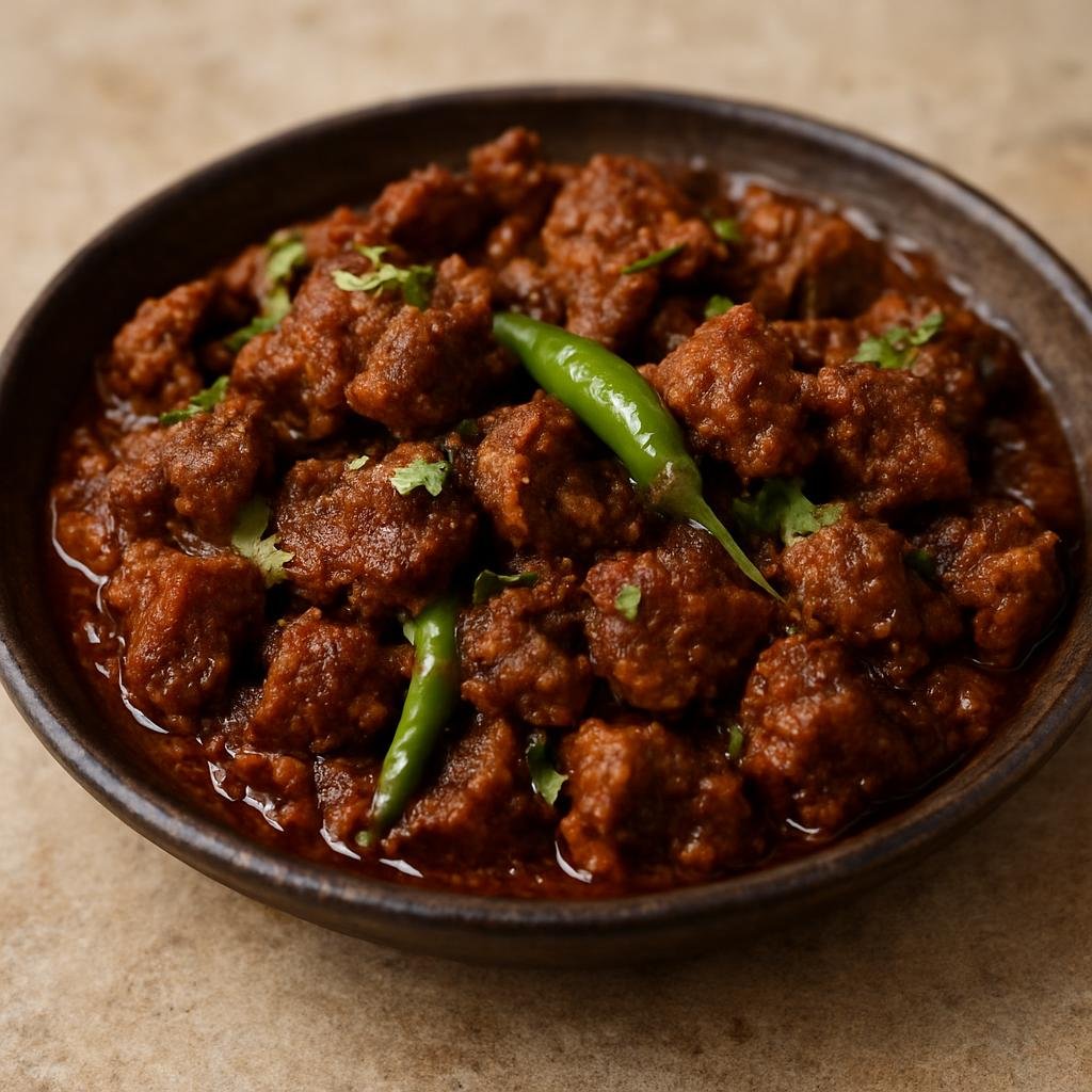 Entree: India – Hyderabad / Telangana – तलवा गोश्त ➤ Talawa Gosht (Spiced shallow-fried mutton from Hyderabadi cuisine) recipe