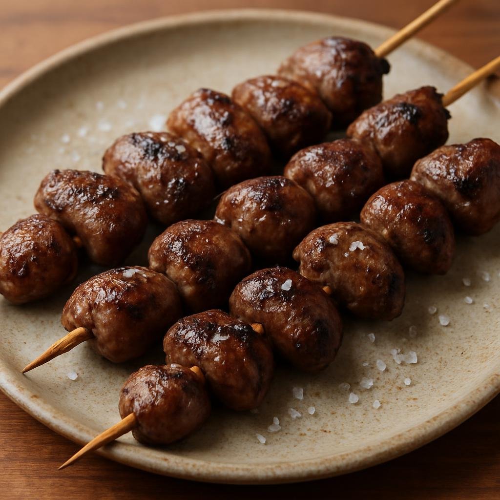 Entree: Brazil – Rio Grande do Sul – Espetinho de Coração (Charcoal-grilled chicken heart skewers seasoned with coarse salt) recipe