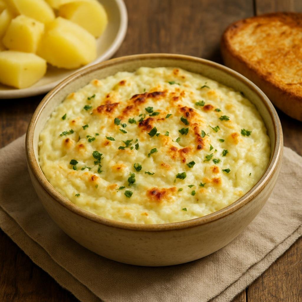 Entree: France – Provence – Brandade de Morue (Creamy emulsion of salt cod and olive oil often served warm with potatoes or toasted bread) recipe