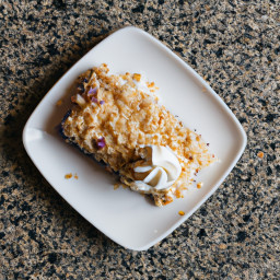 Dessert: United States – Blueberry Buckle with Streusel Topping recipe