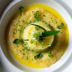 Side Dish: Italy – Polenta Con Parmigiano (Silky Parmesan Polenta with Lemon-Parsley Gremolata) recipe