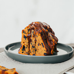 Dessert: United States – Chocolate Chip Pumpkin Bread with Maple Glaze recipe