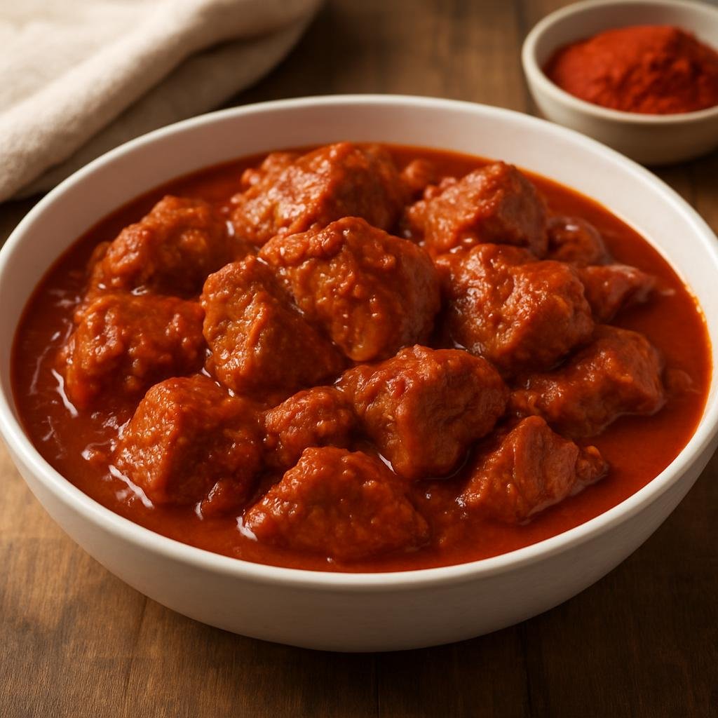 Entree: United States – New Mexico – Carne Adovada (Pork marinated and slow-cooked in a New Mexican red chile sauce) recipe