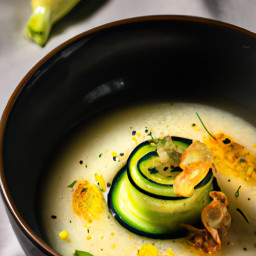 Soup: United States – Lemon-Thyme Zucchini and Leek Soup recipe