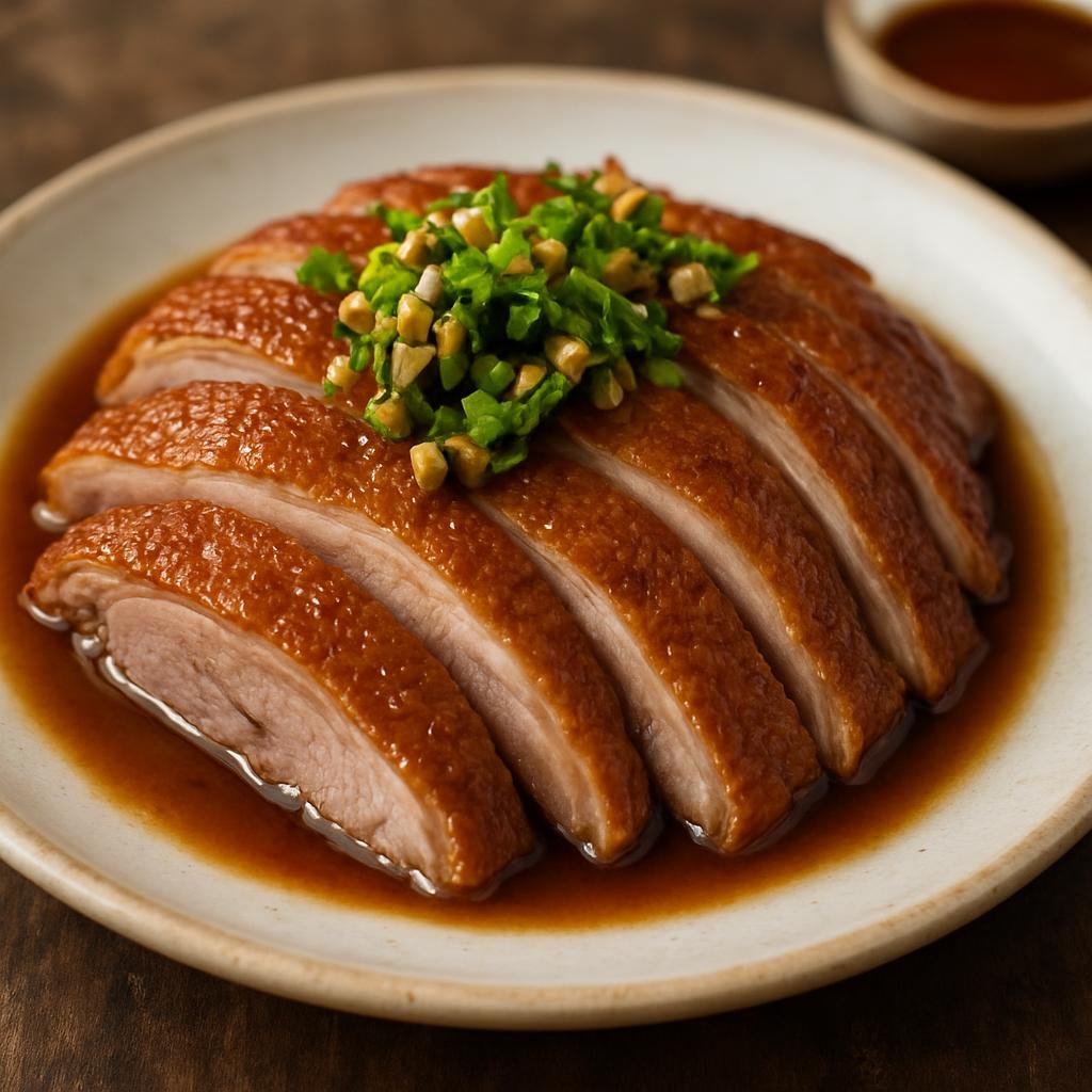 Entree: China – Shanghai / Hu Cuisine – 江苏盐水鸭 ➤ Jiāngsū yánshuǐ yā (Salt-cured and gently poached duck seasoned with Jiangsu-style aromatics, served sliced) recipe