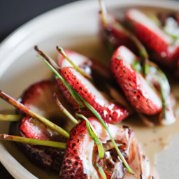 Side Dish: United States – Balsamic-Kissed Roasted Strawberries recipe