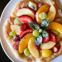 Dessert: United States – Fresh Fruit Pizza with Sugar Cookie Crust recipe