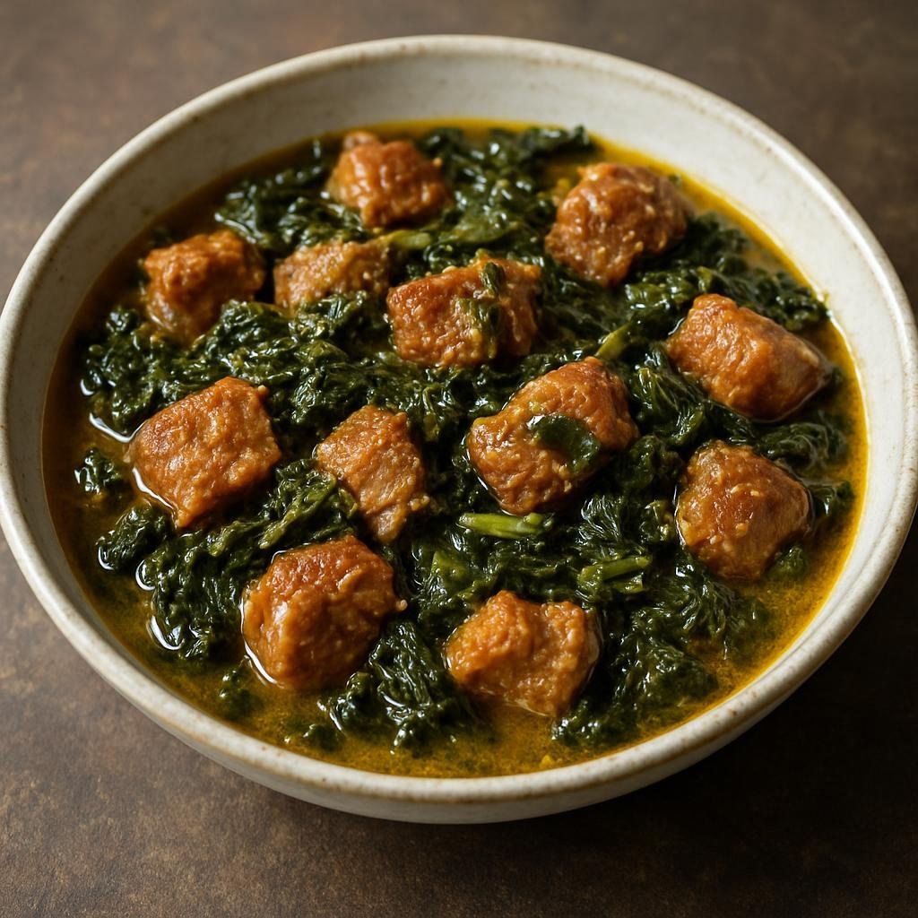 Entree: India – Northeast Hills – Pork with Lai Xaak (Pork stewed with mustard greens) recipe