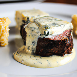 Entrée: United States – Filet Mignon with Blue Cheese Crust recipe