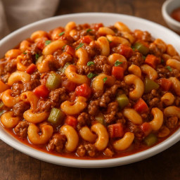 Entree: United States – American Goulash (Chop Suey) recipe