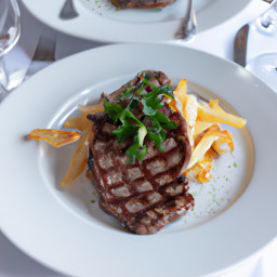 Entrée: France – Steak Frites ▶ Steak Frites (Ribeye with Fries) (Ribeye Steak with Fries) recipe