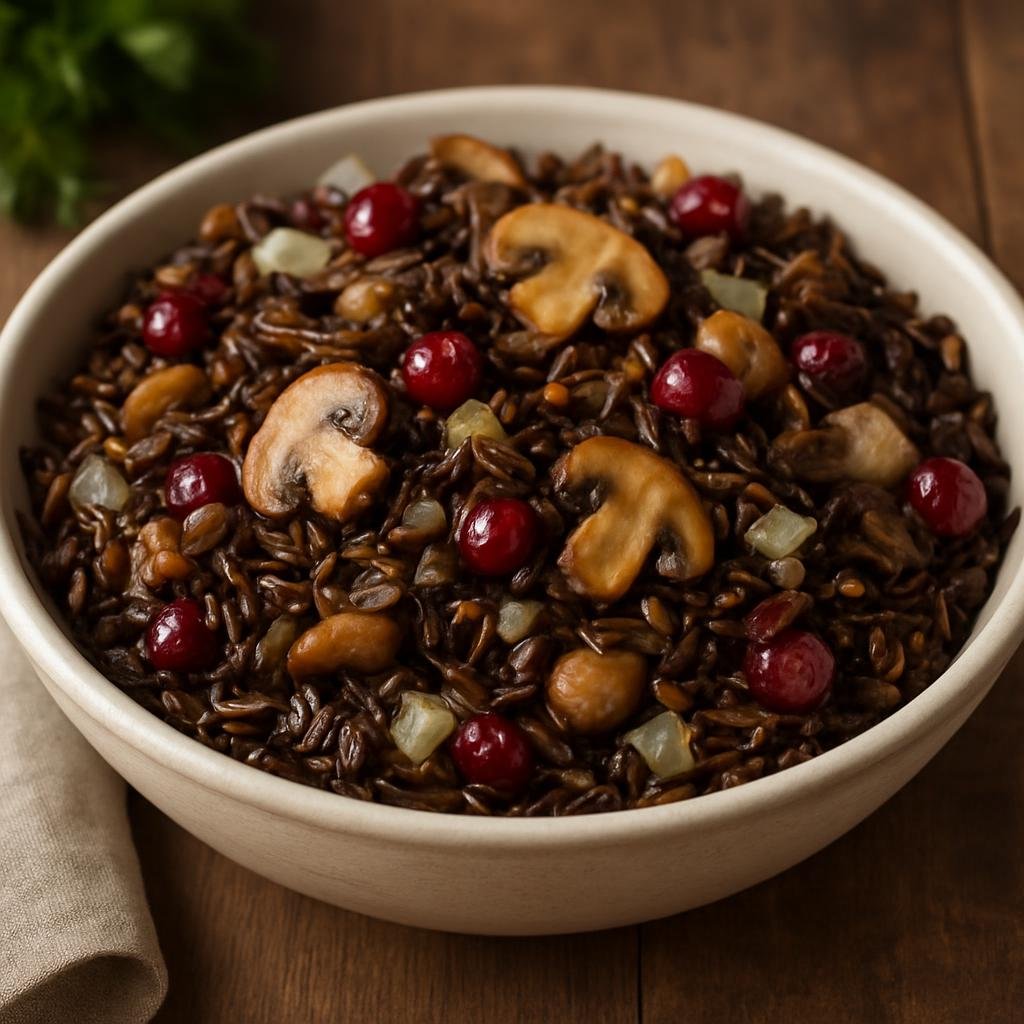 Side Dish: United States – South Dakota (Great Plains United States) – Wild Rice Pilaf recipe