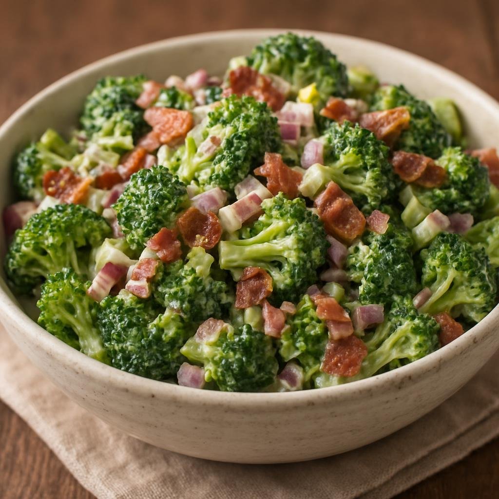 Side Dish: United States – Pennsylvania (Mid-Atlantic United States) – Amish Broccoli Salad recipe