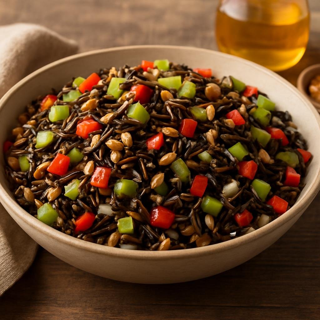 Salad: Canada – Canadian Prairies (Manitoba) – Manitoba Wild Rice Salad recipe