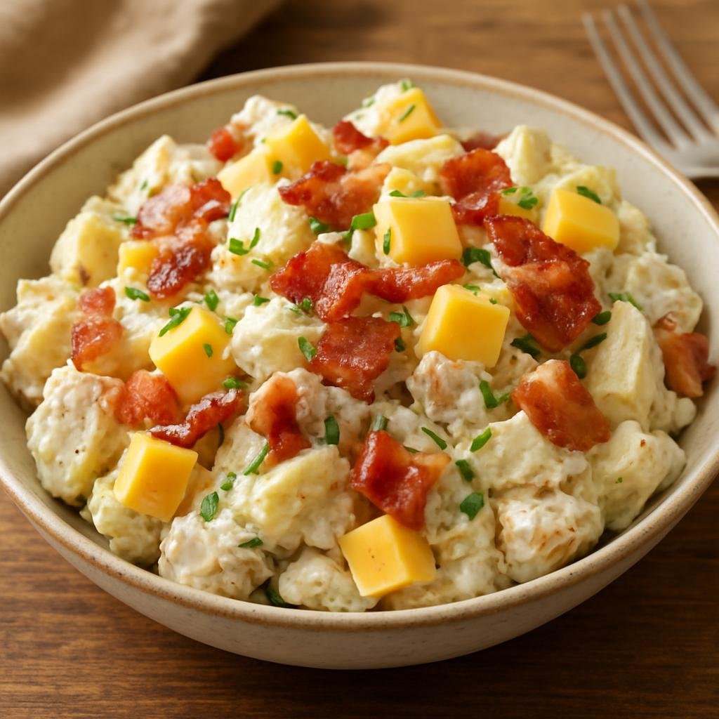 Salad: United States – Vermont, New England – Vermont Cheddar Potato Salad recipe