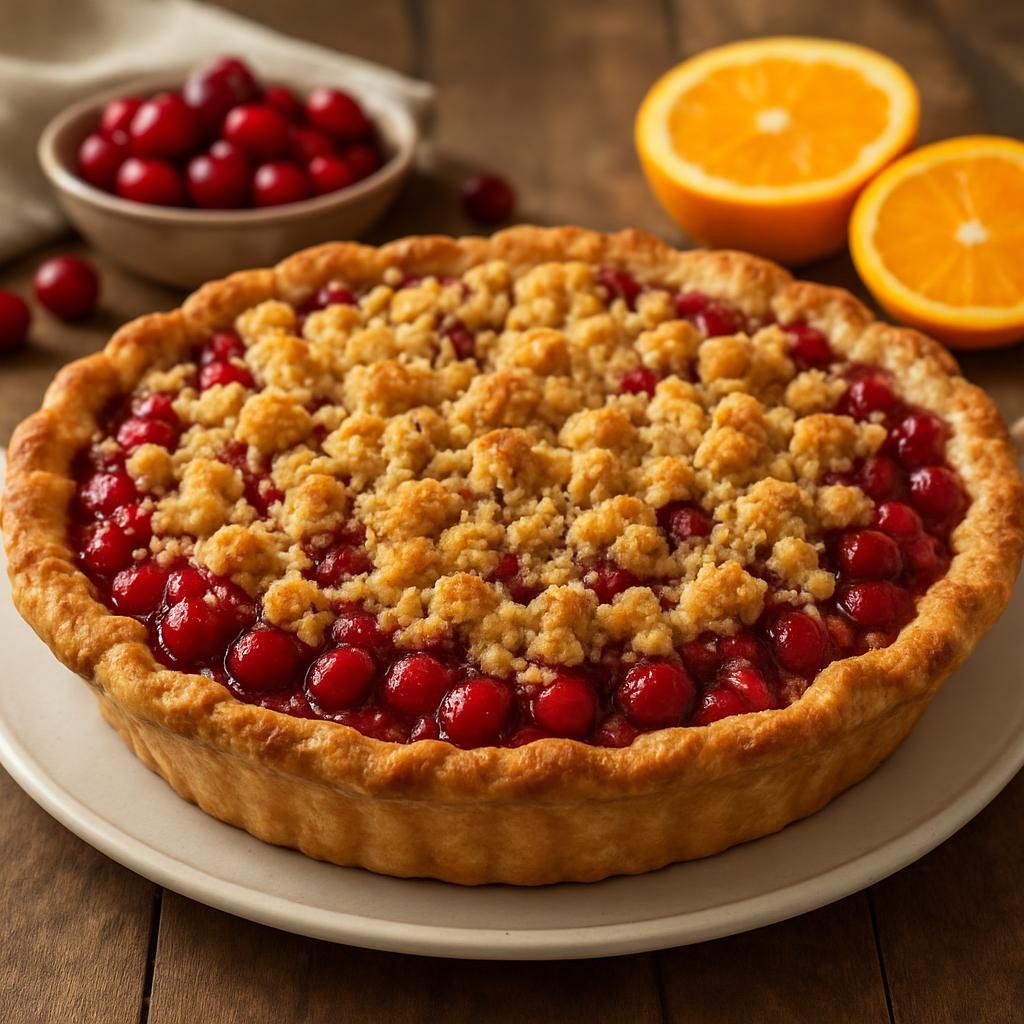 Dessert: United States – New England (Massachusetts) – Cranberry Pie recipe