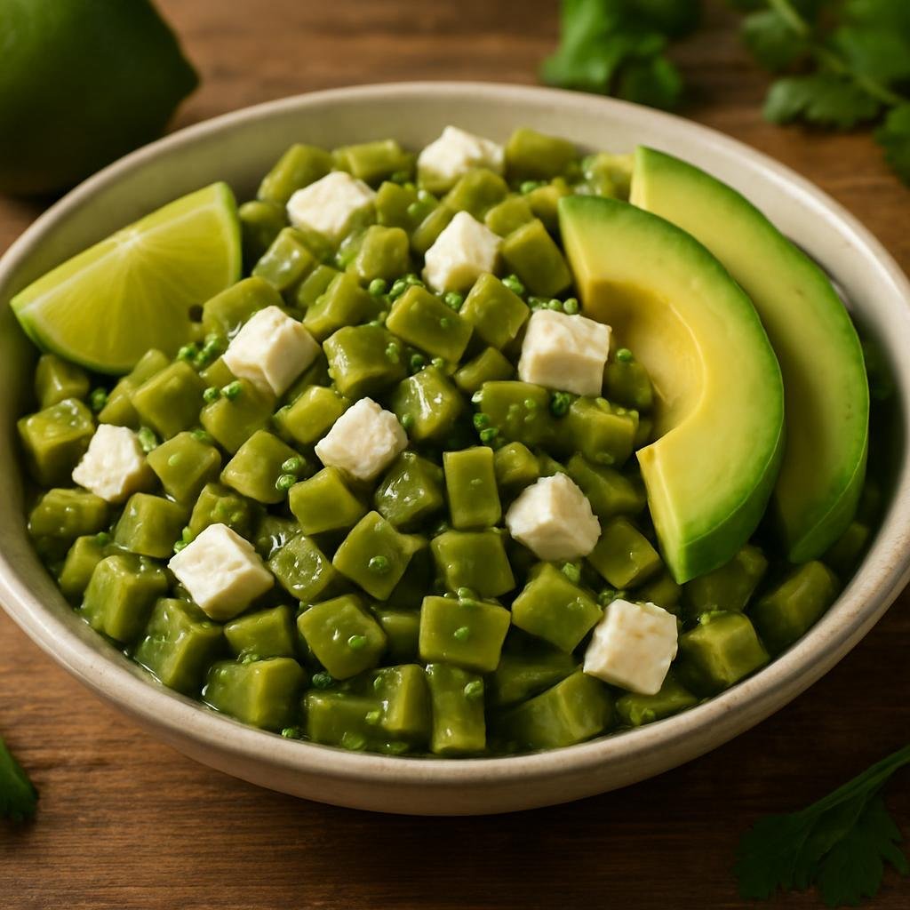 Salad: Mexico – Bajio Mexico (Zacatecas) – Ensalada de Nopalitos Zacatecana recipe