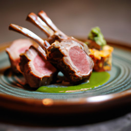 Entrée: France – Cotelettes d'agneau à la moutarde (Lamb Chops with Mustard) recipe