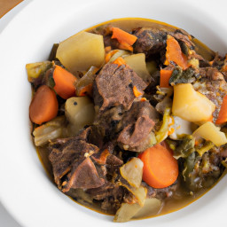 Entrée: United States – Hearty Elk and Vegetable Stew recipe