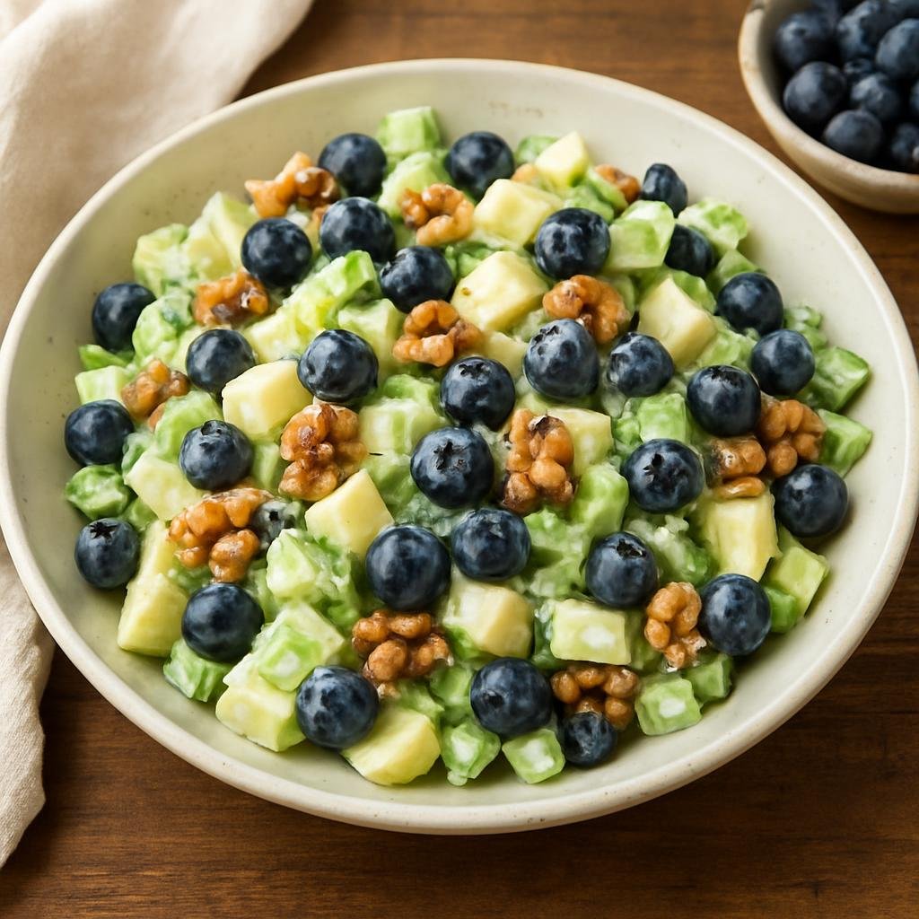 Salad: United States – Maine (New England) – Maine Blueberry Waldorf Salad recipe