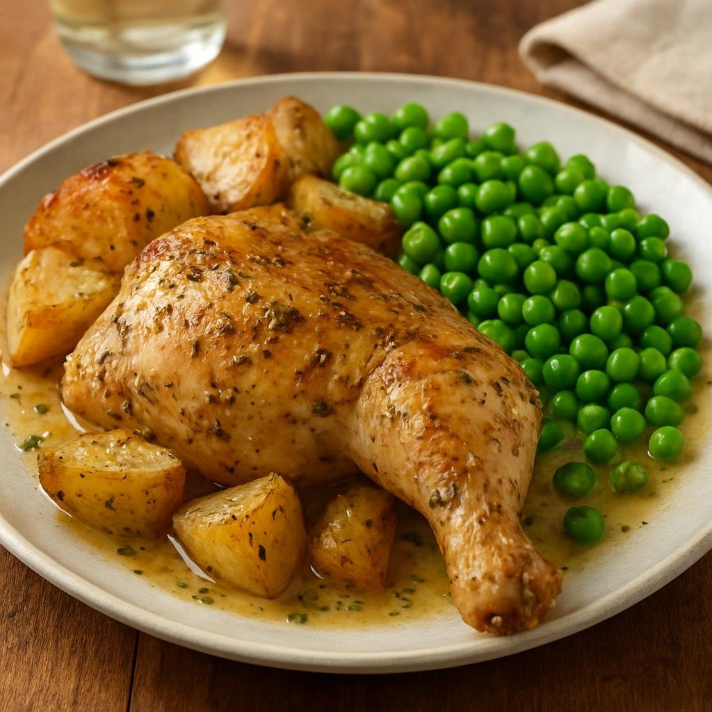 Entree: United States – Midwestern United States (Illinois) – Chicken Vesuvio recipe