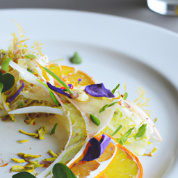 Salad: United States – Shaved Fennel & Orange Crunch with Caper-Lemon Vinaigrette recipe