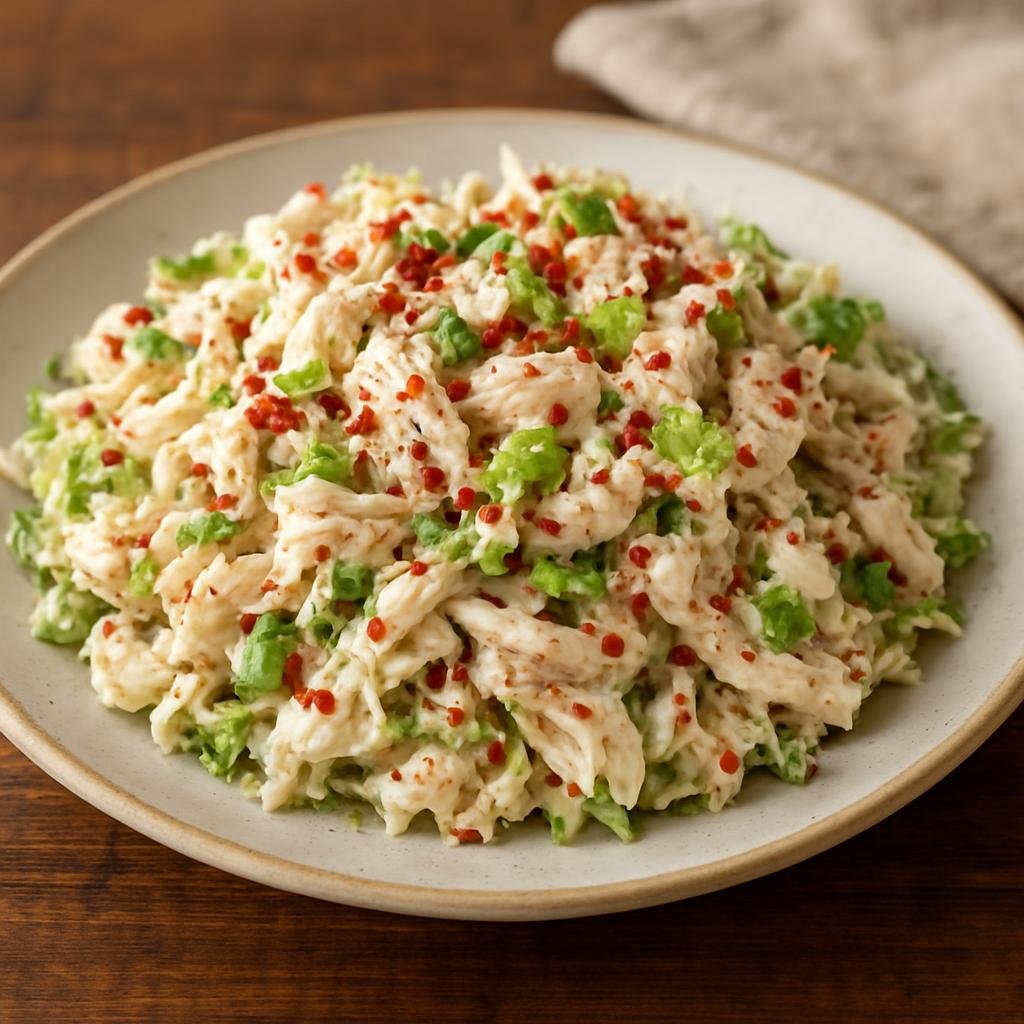 Salad: Mexico – Nuevo Leon – Ensalada de Pollo con Chile Piquin (Chicken Salad with Chile Piquin) recipe
