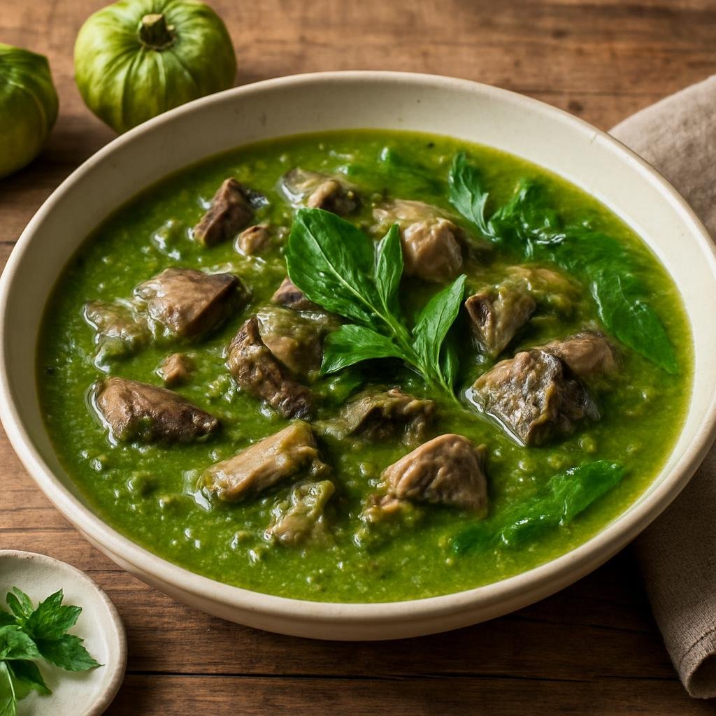 Entree: Mexico – Tabasco, Gulf Coast Mexico – Tortuga en Verde recipe
