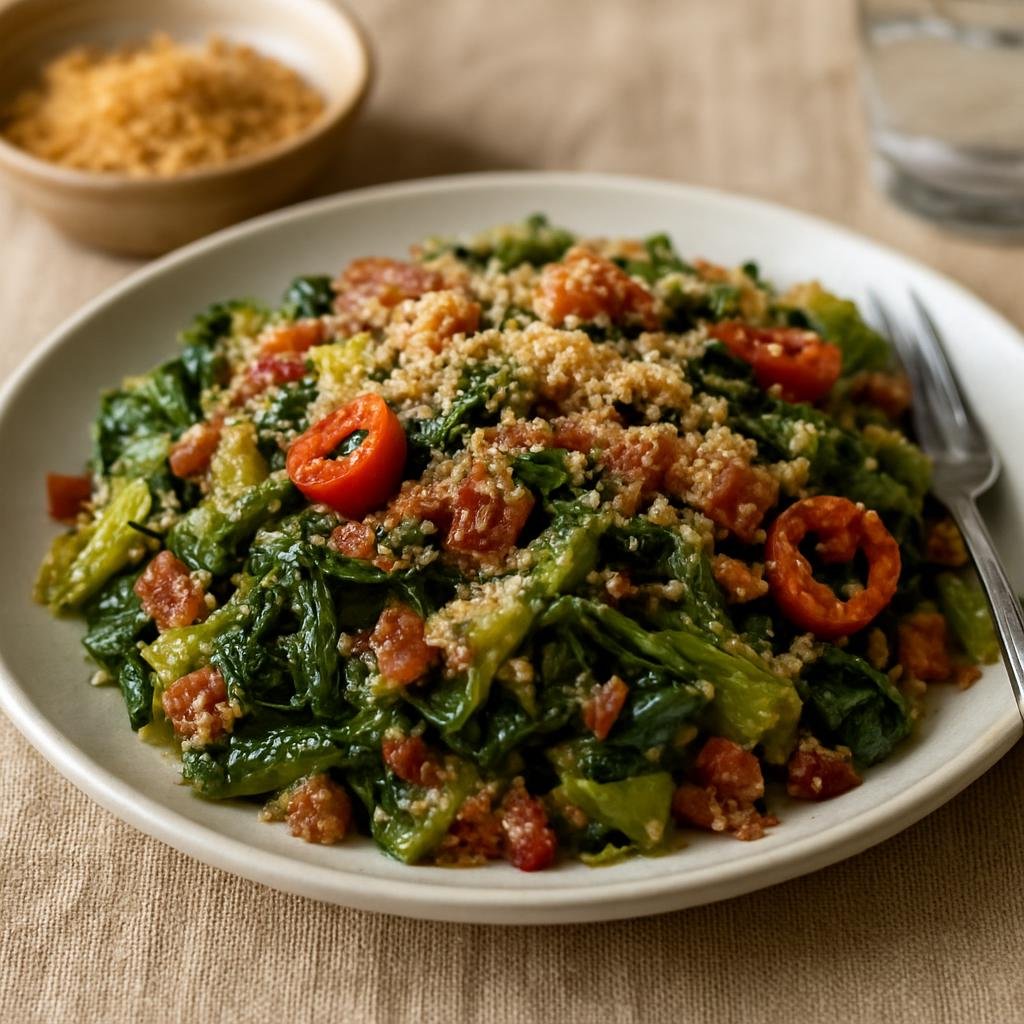 Side Dish: United States – New York (Utica) – Utica Greens recipe