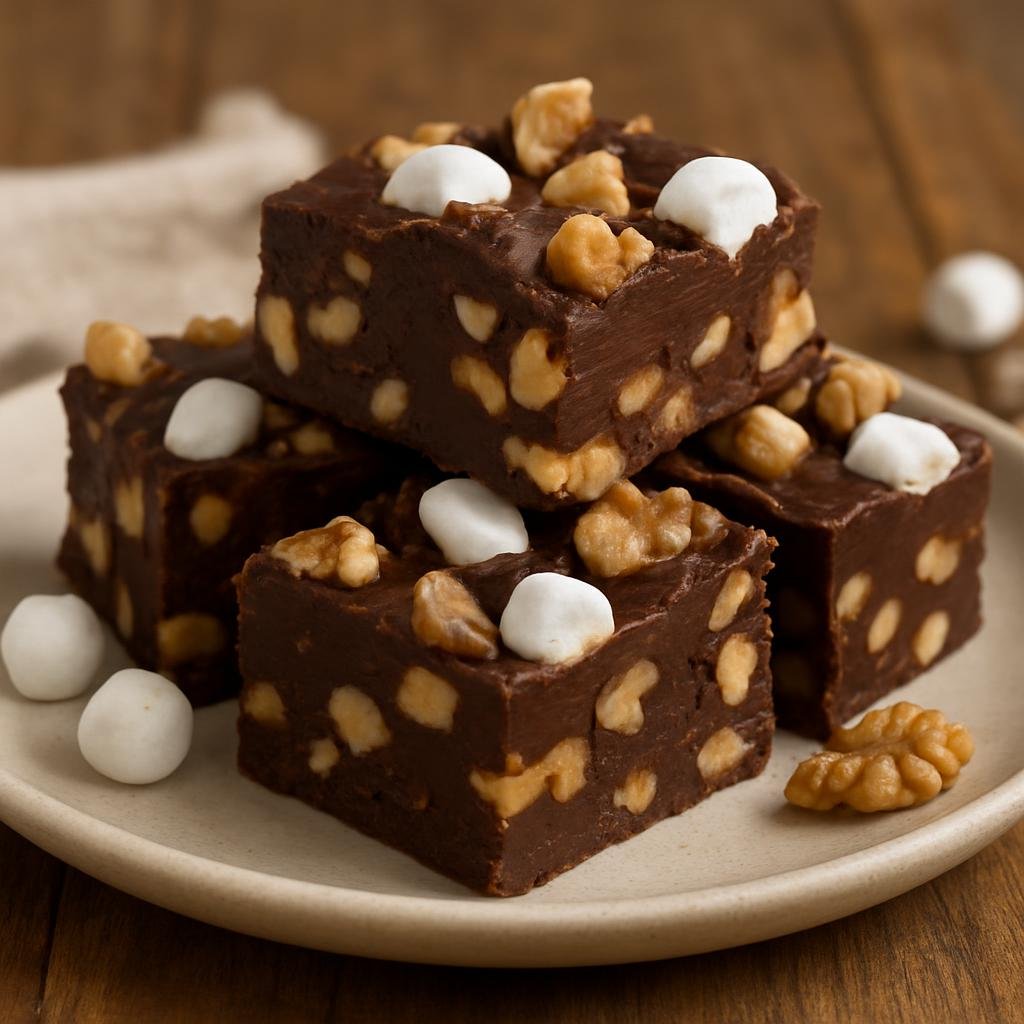 Dessert: United States – Colorado (Rocky Mountain United States) – Rocky Road Fudge recipe