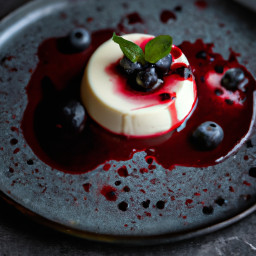 Dessert: Italy – Panna Cotta Alla Vaniglia Con Salsa Di Frutti Di Bosco (Vanilla Panna Cotta with Mixed Berry Sauce) recipe