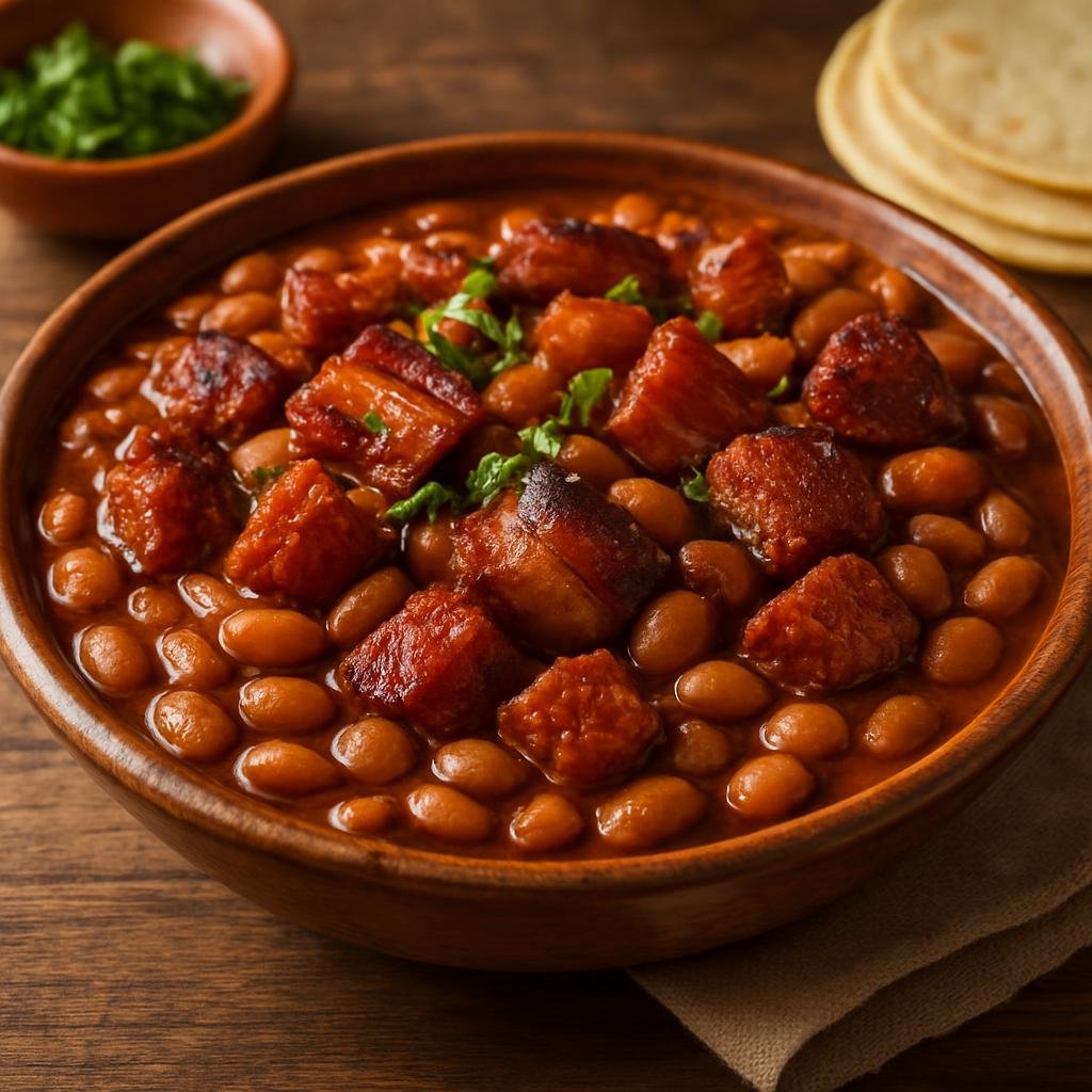 Side Dish: Mexico – Durango, Northern Mexico – Frijoles Charros (Charro Beans) recipe