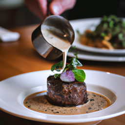 Entrée: France – Filet Mignon au Poivre (Peppercorn Filet Mignon) recipe