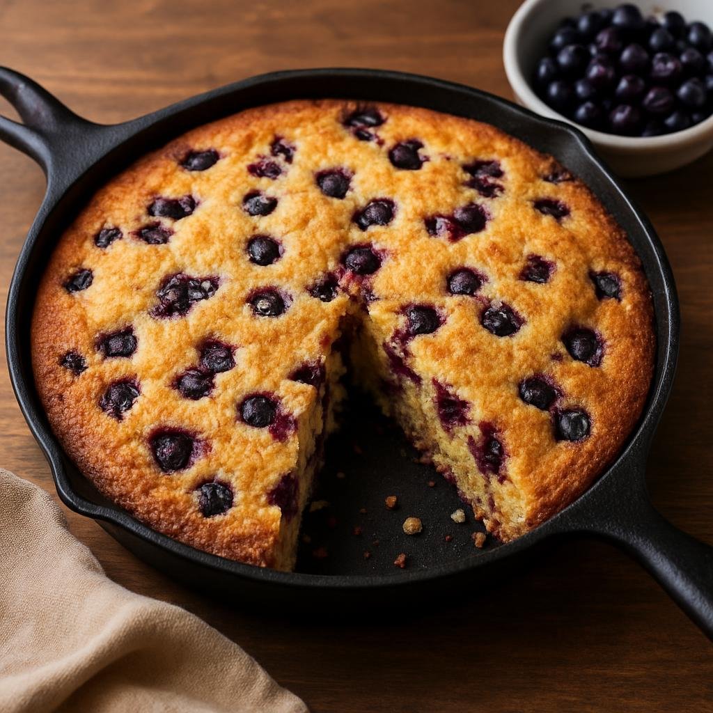 Side Dish: United States – Idaho (Pacific Northwest) – Huckleberry Cornbread recipe