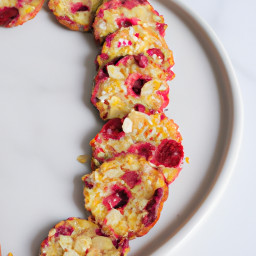 Dessert: United States – Raspberry Almond Thumbprint Cookies recipe