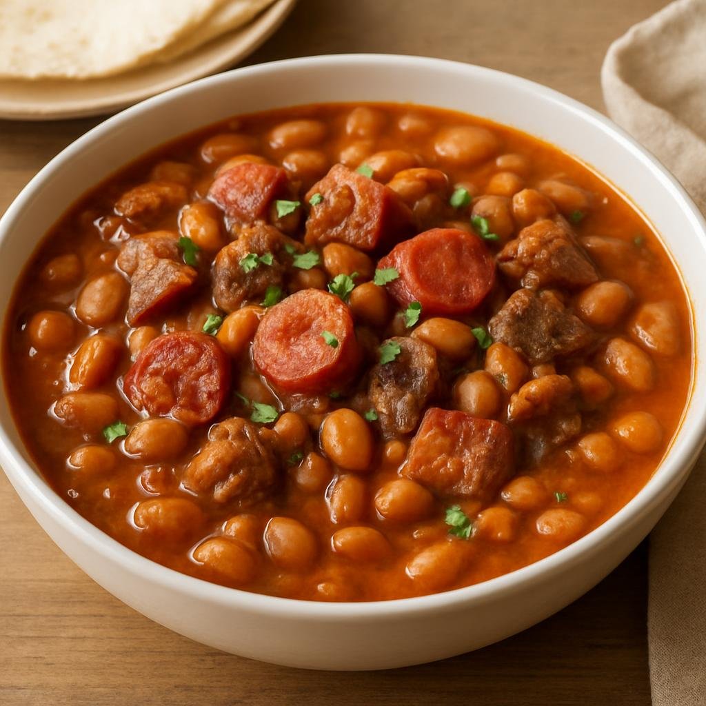 Side Dish: Mexico – Gulf Coast Mexico — Tamaulipas – Frijoles Charros (Charro Beans) recipe