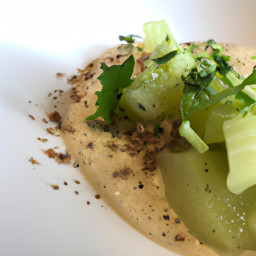 Side Dish: United States – Silky Celery Root and Apple Puree with Brown Butter and Chives recipe