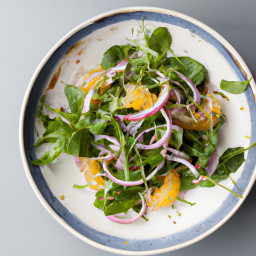 Salad: United States – Citrus-Fennel Watercress Salad with Ginger-Sesame Vinaigrette recipe
