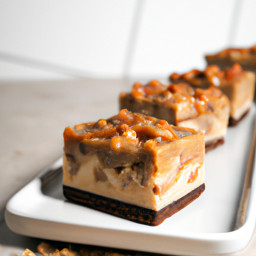 Dessert: United States – Salted Caramel Apple Cheesecake Bars recipe
