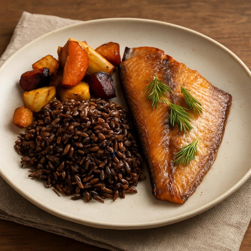 Entree: Canada – Northern Canada – Whitefish with Wild Rice recipe